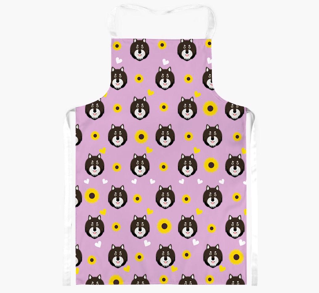 Sunflower Pattern: Personalized {breedFullName} Apron