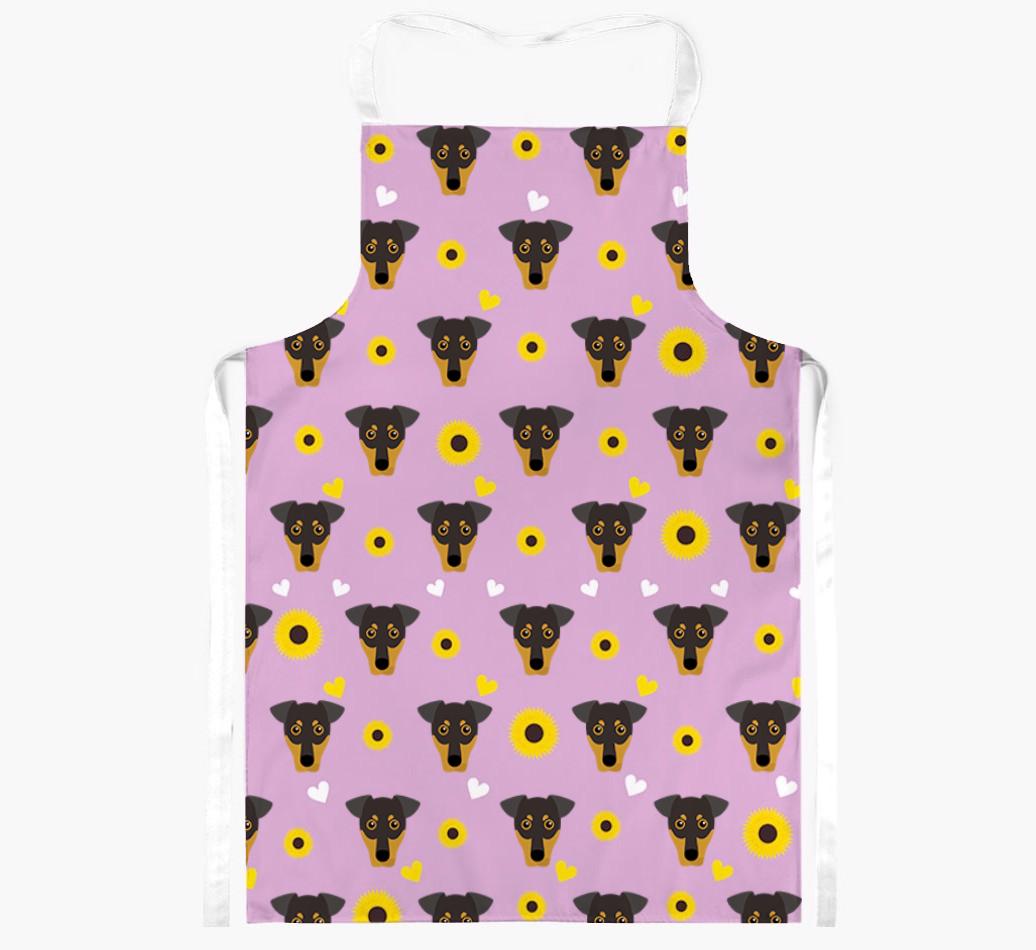 Sunflower Pattern: Personalized {breedFullName} Apron