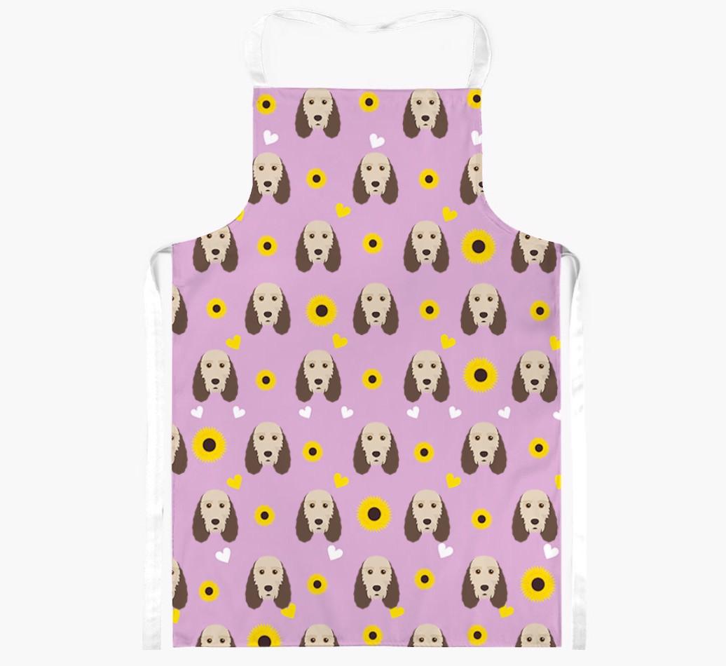 Sunflower Pattern: Personalized {breedFullName} Apron
