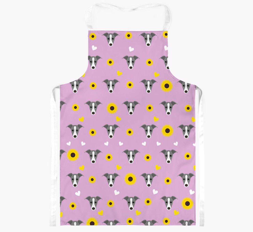 Sunflower Pattern: Personalized {breedFullName} Apron
