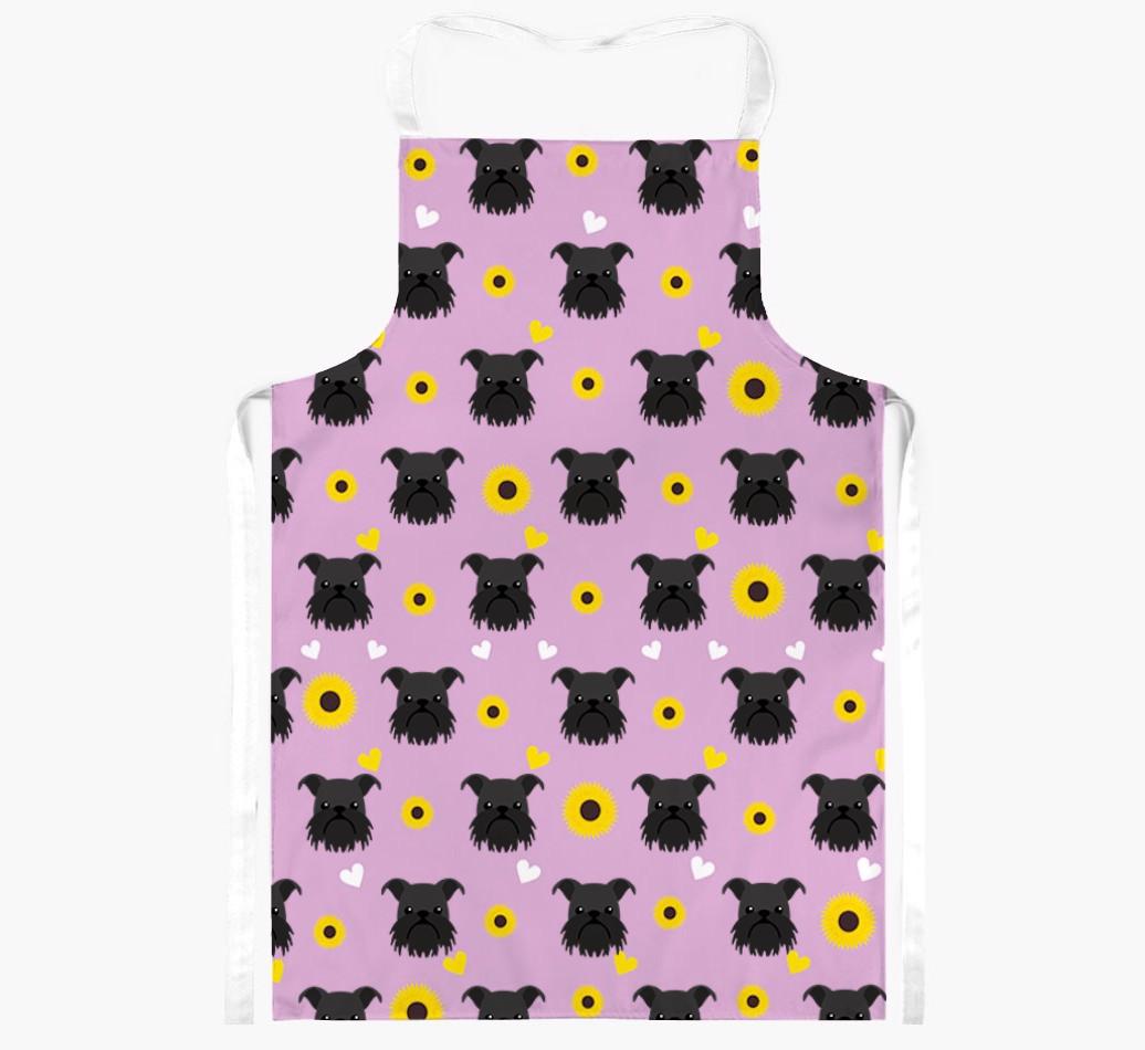 Sunflower Pattern: Personalized {breedFullName} Apron