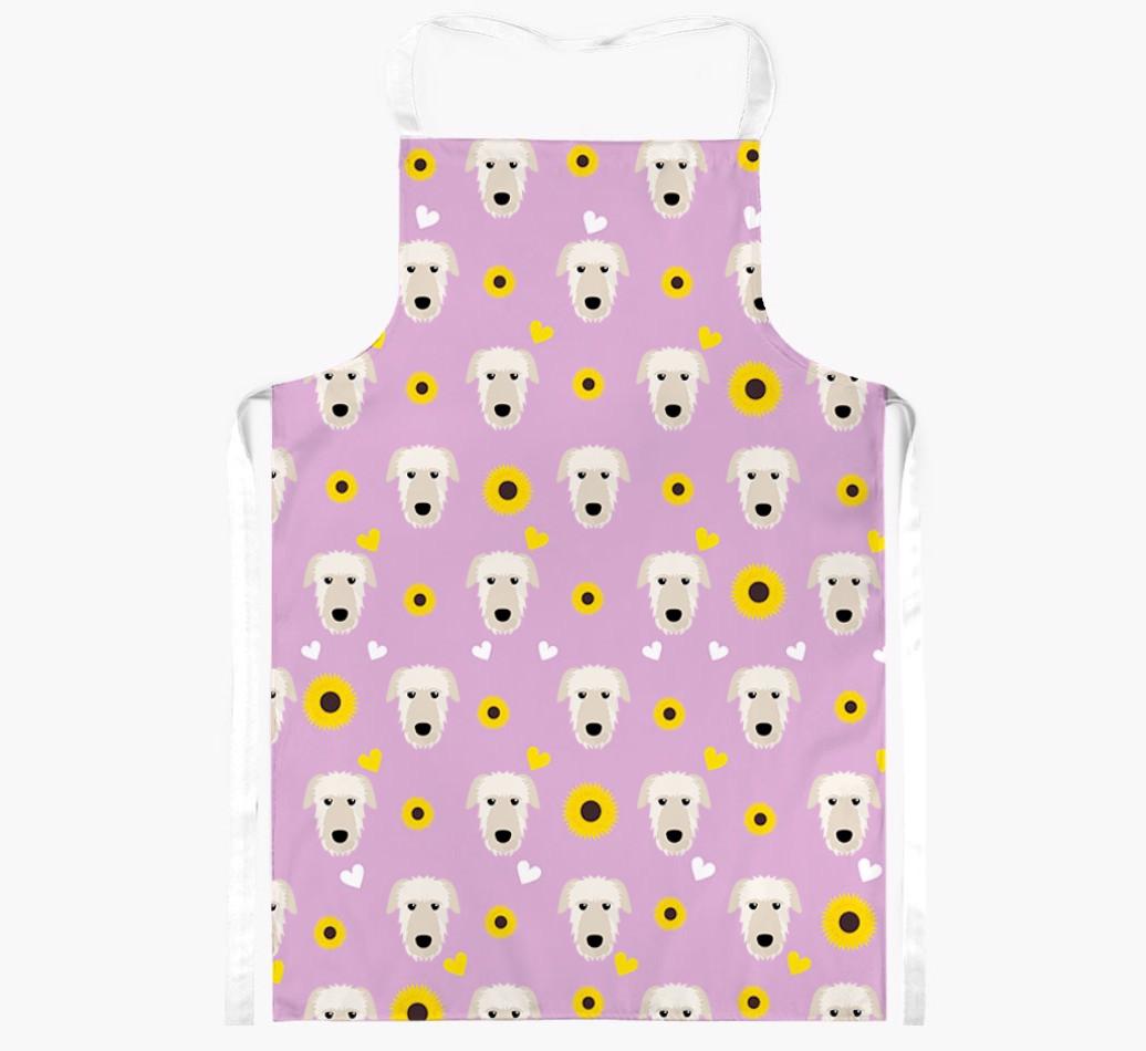 Sunflower Pattern: Personalized {breedFullName} Apron