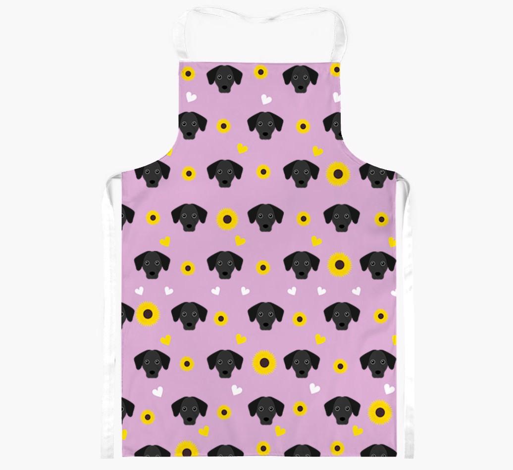 Sunflower Pattern: Personalized {breedFullName} Apron
