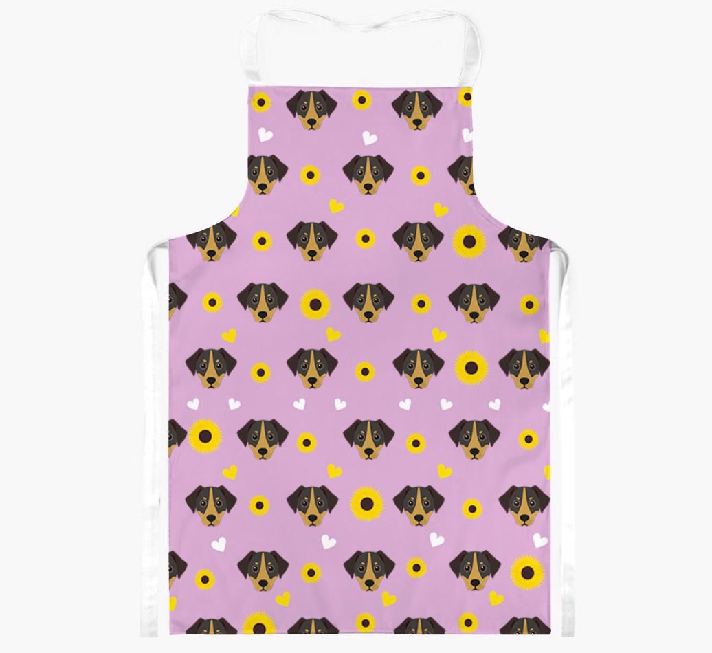 Sunflower Pattern: Personalized {breedFullName} Apron