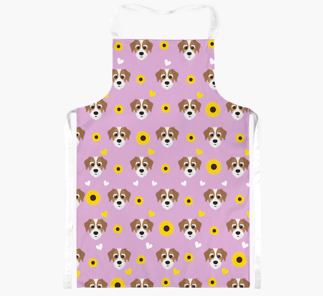 Sunflower Pattern: Personalized {breedFullName} Apron