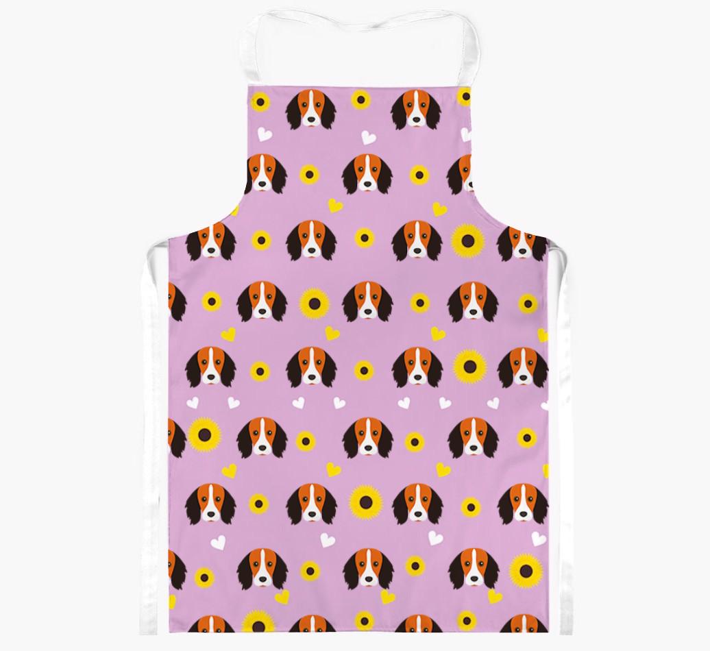 Sunflower Pattern: Personalized {breedFullName} Apron