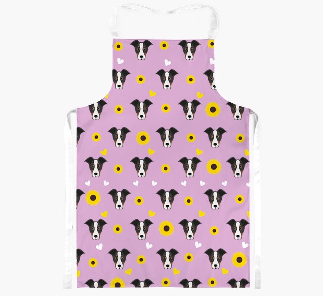 Sunflower Pattern: Personalized {breedFullName} Apron
