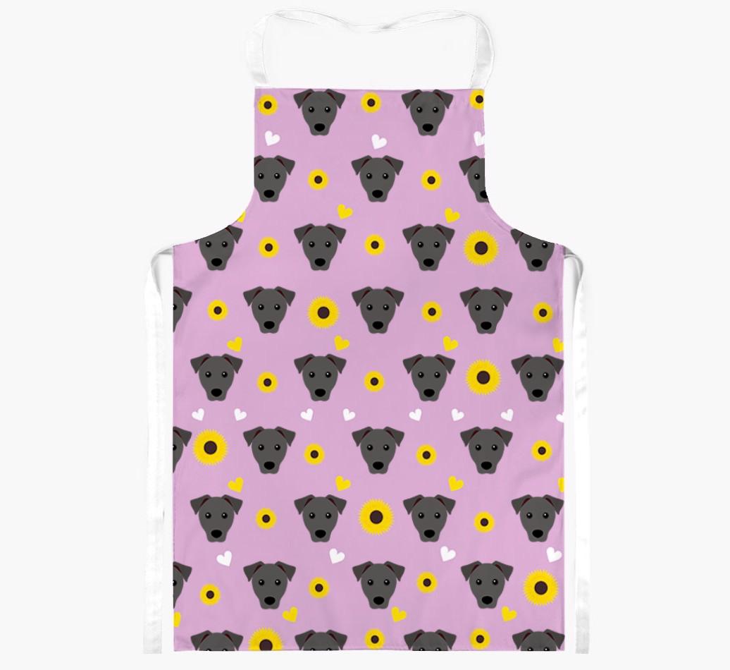 Sunflower Pattern: Personalized {breedFullName} Apron