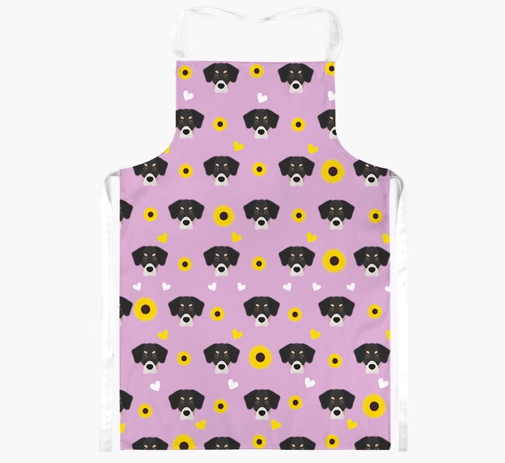 Sunflower Pattern: Personalized {breedFullName} Apron