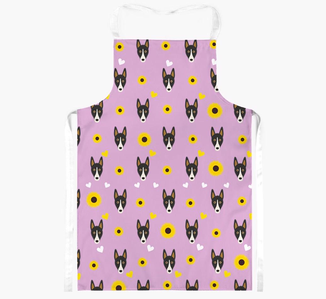 Sunflower Pattern: Personalized {breedFullName} Apron