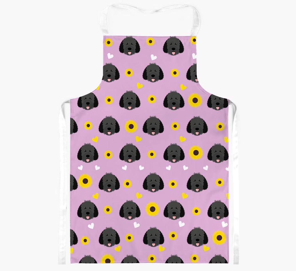Sunflower Pattern: Personalized {breedFullName} Apron