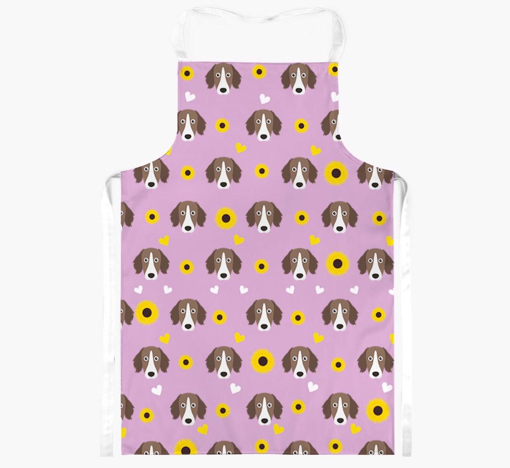 Sunflower Pattern: Personalized {breedFullName} Apron