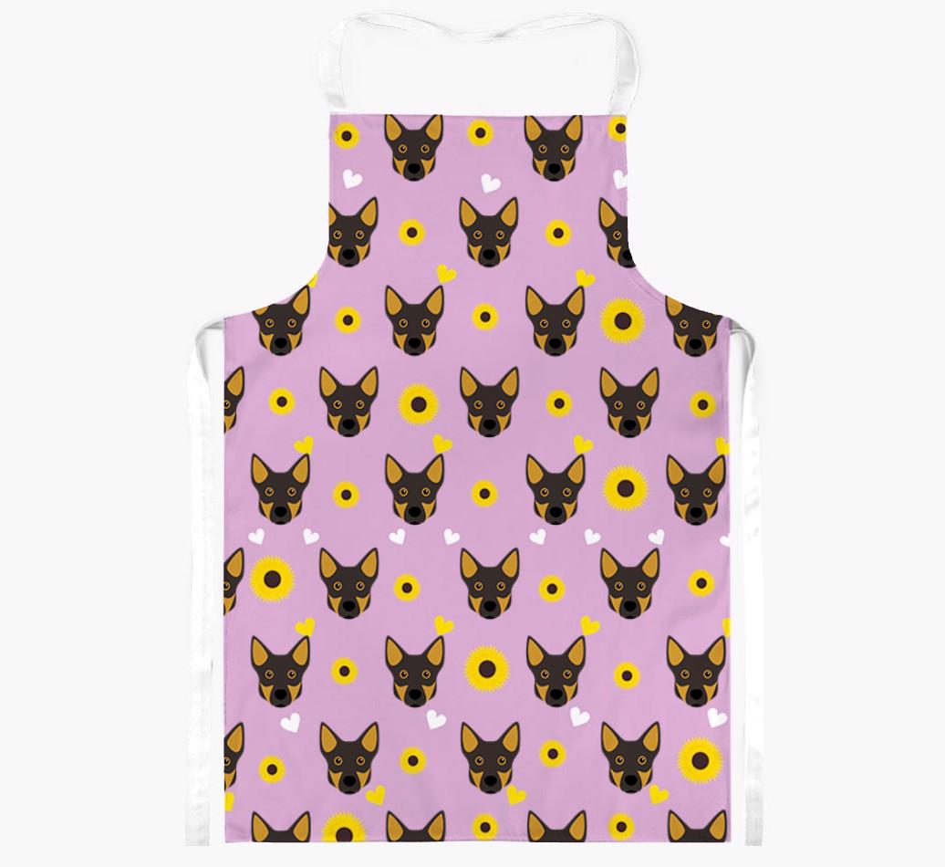 Sunflower Pattern: Personalized {breedFullName} Apron