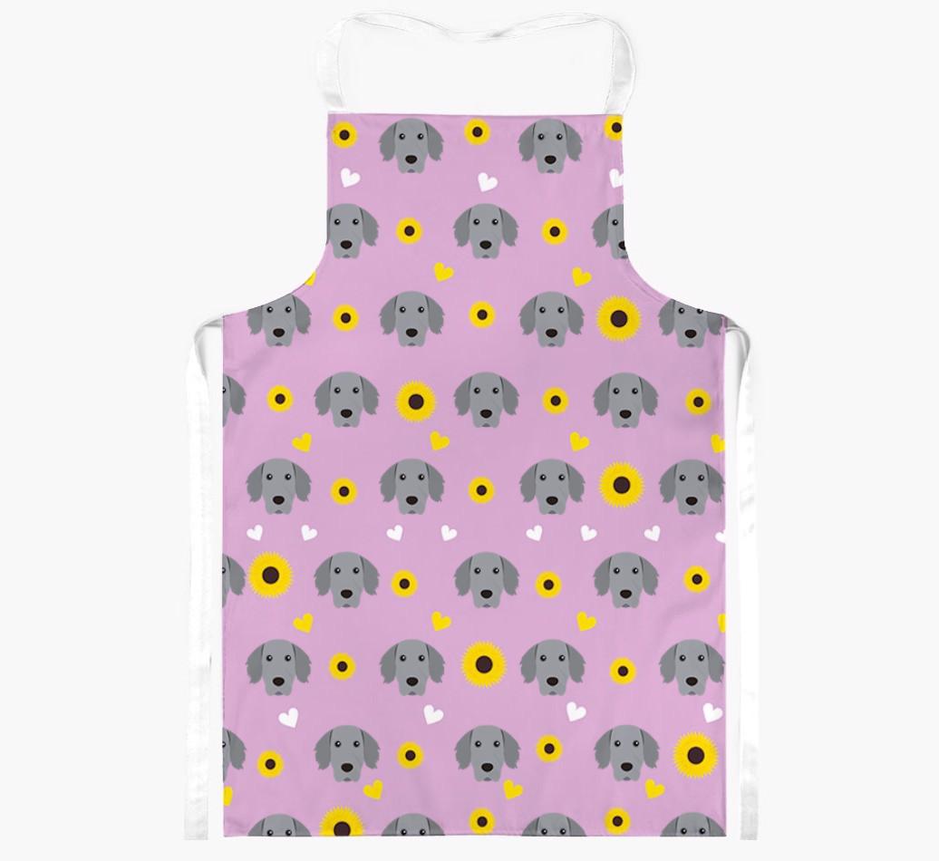 Sunflower Pattern: Personalized {breedFullName} Apron