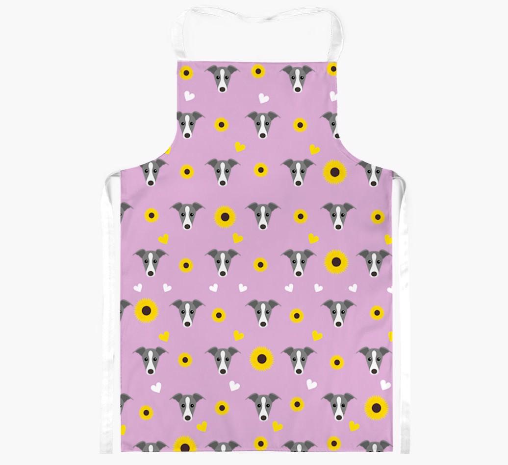 Sunflower Pattern: Personalized {breedFullName} Apron