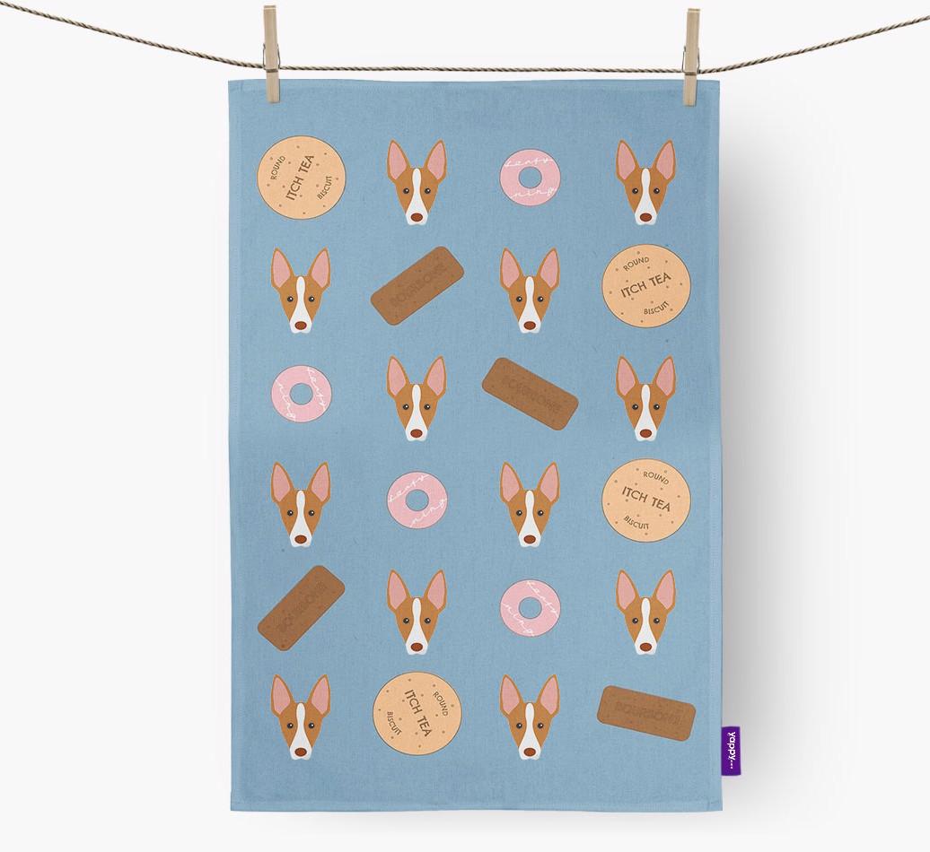 'Cookie Pattern' - Personalized {breedFullName} Dish Towel