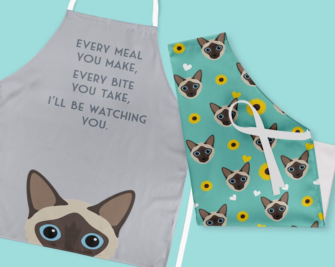 Personalized Cat Aprons