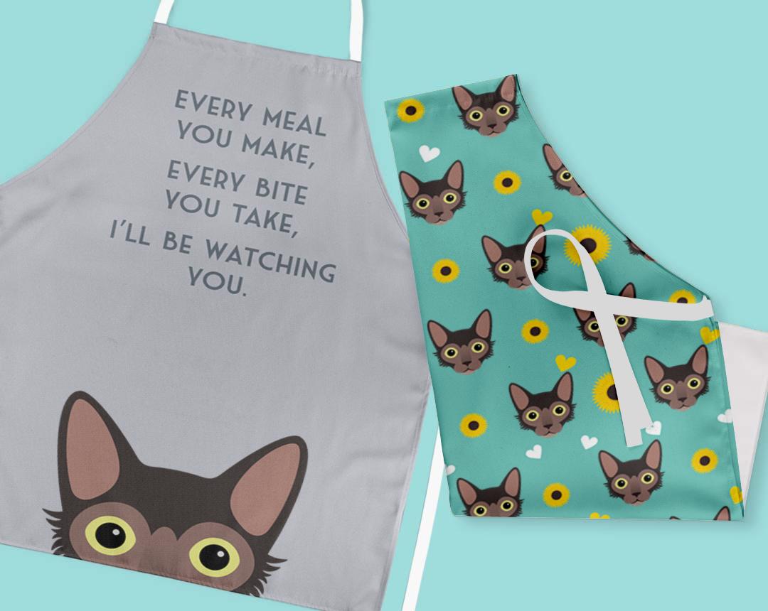 Personalized Cat Aprons
