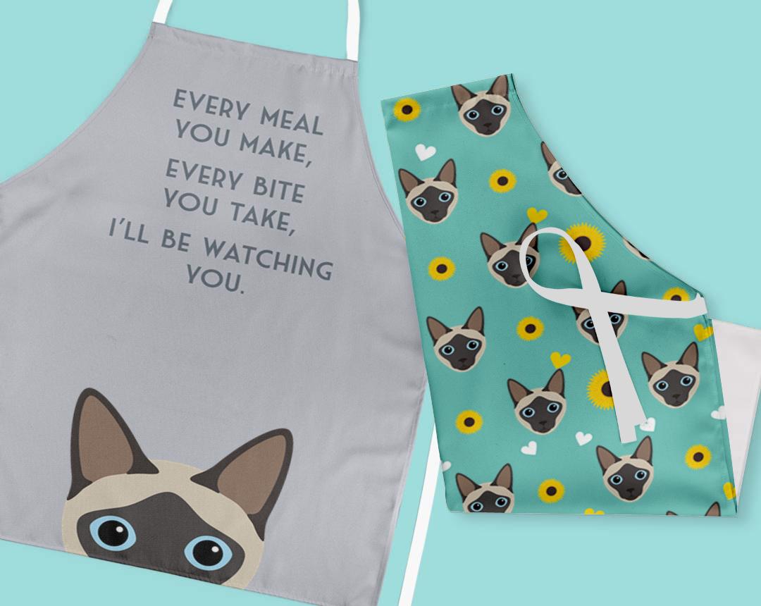 Personalized Cat Aprons