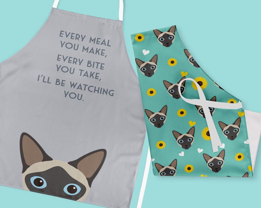 Personalized Cat Aprons