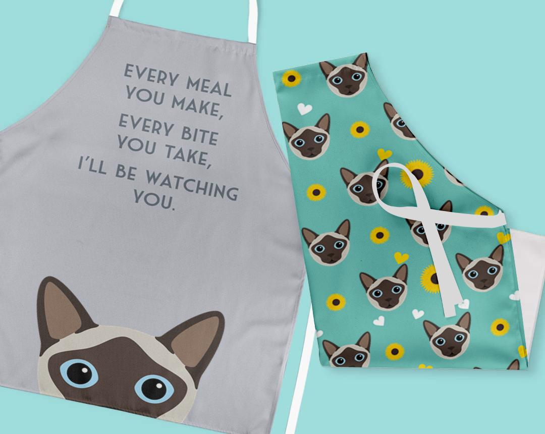 Personalized Cat Aprons