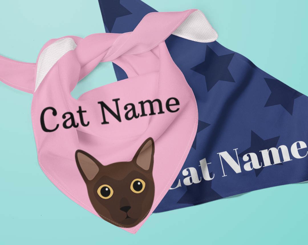 Personalized Cat Bandanas
