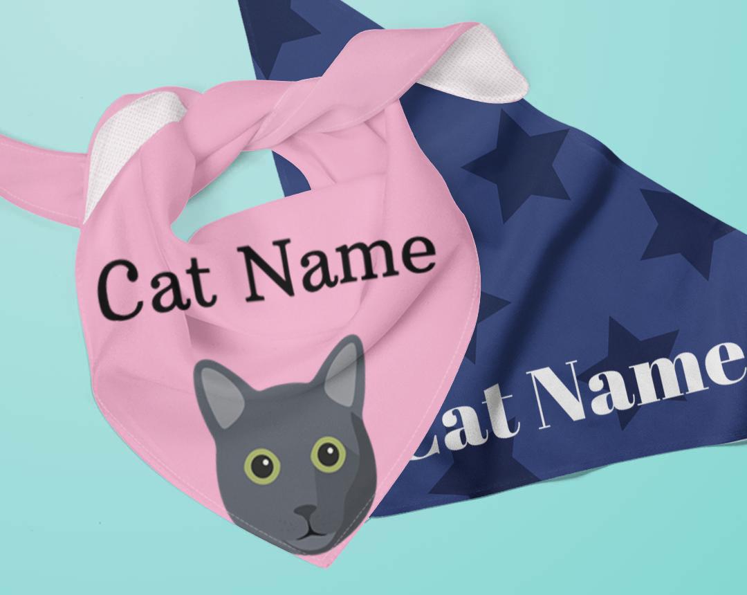 Personalized Cat Bandanas