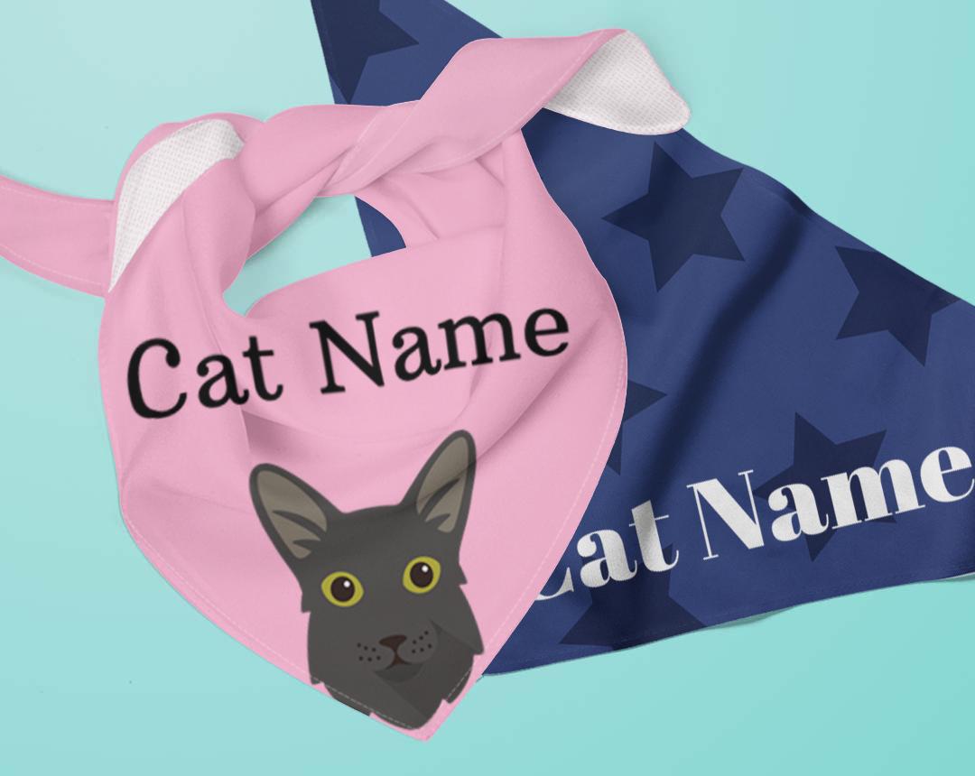 Personalized Cat Bandanas