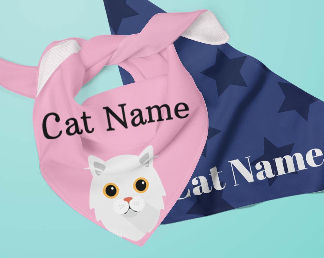 Personalized Cat Bandanas