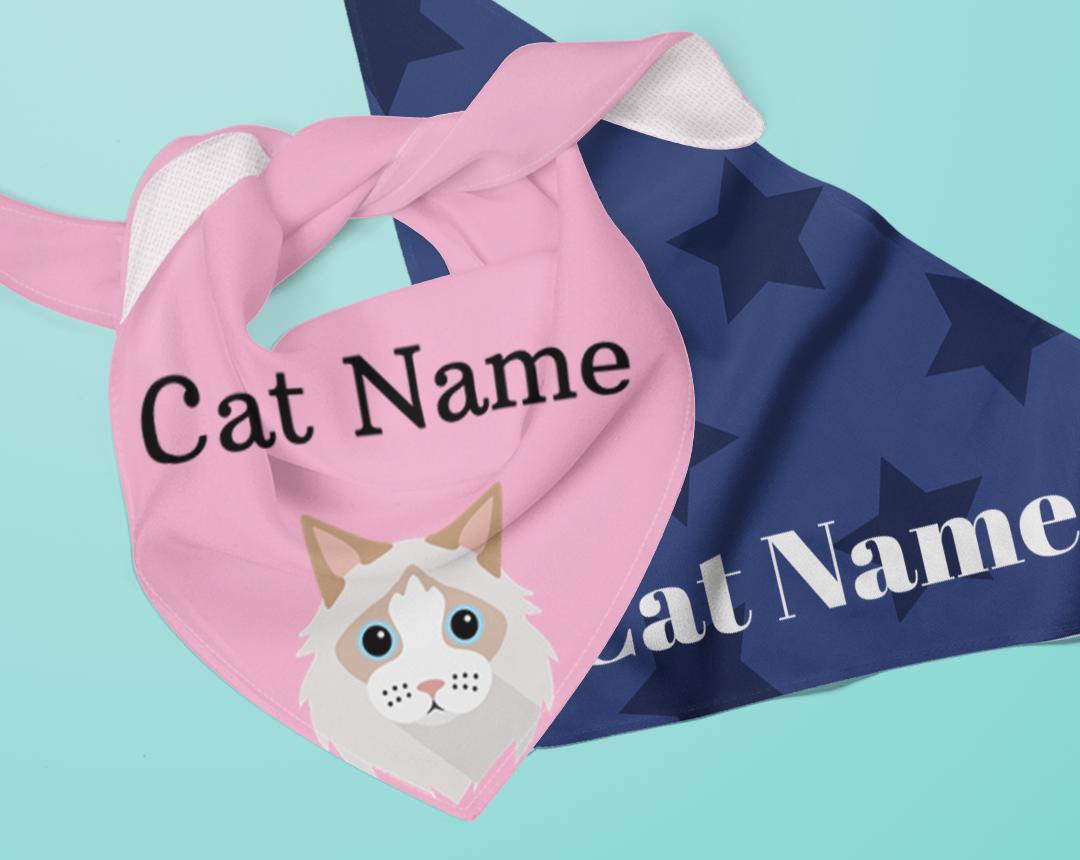 Personalized Cat Bandanas
