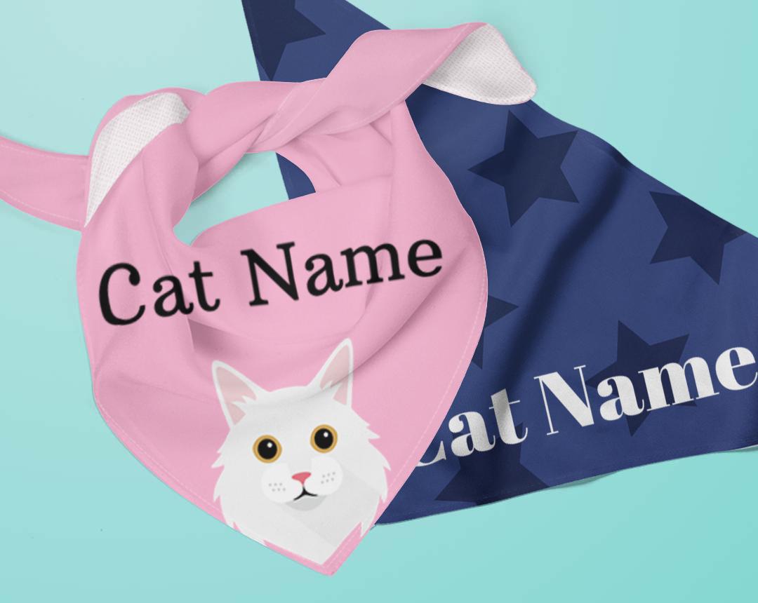 Personalized Cat Bandanas