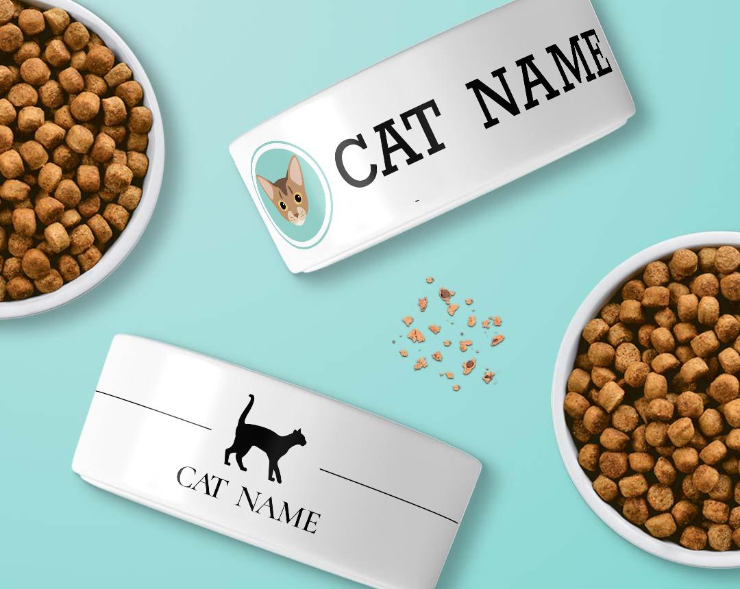 Personalized Cat Bowls