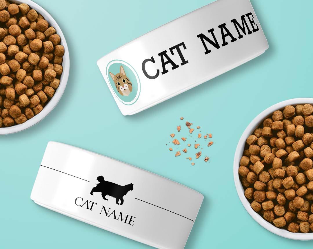 Personalized Cat Bowls