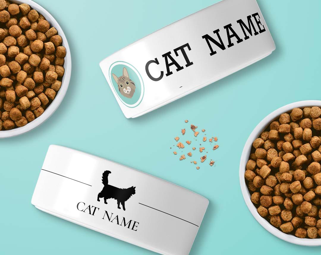 Personalized Cat Bowls