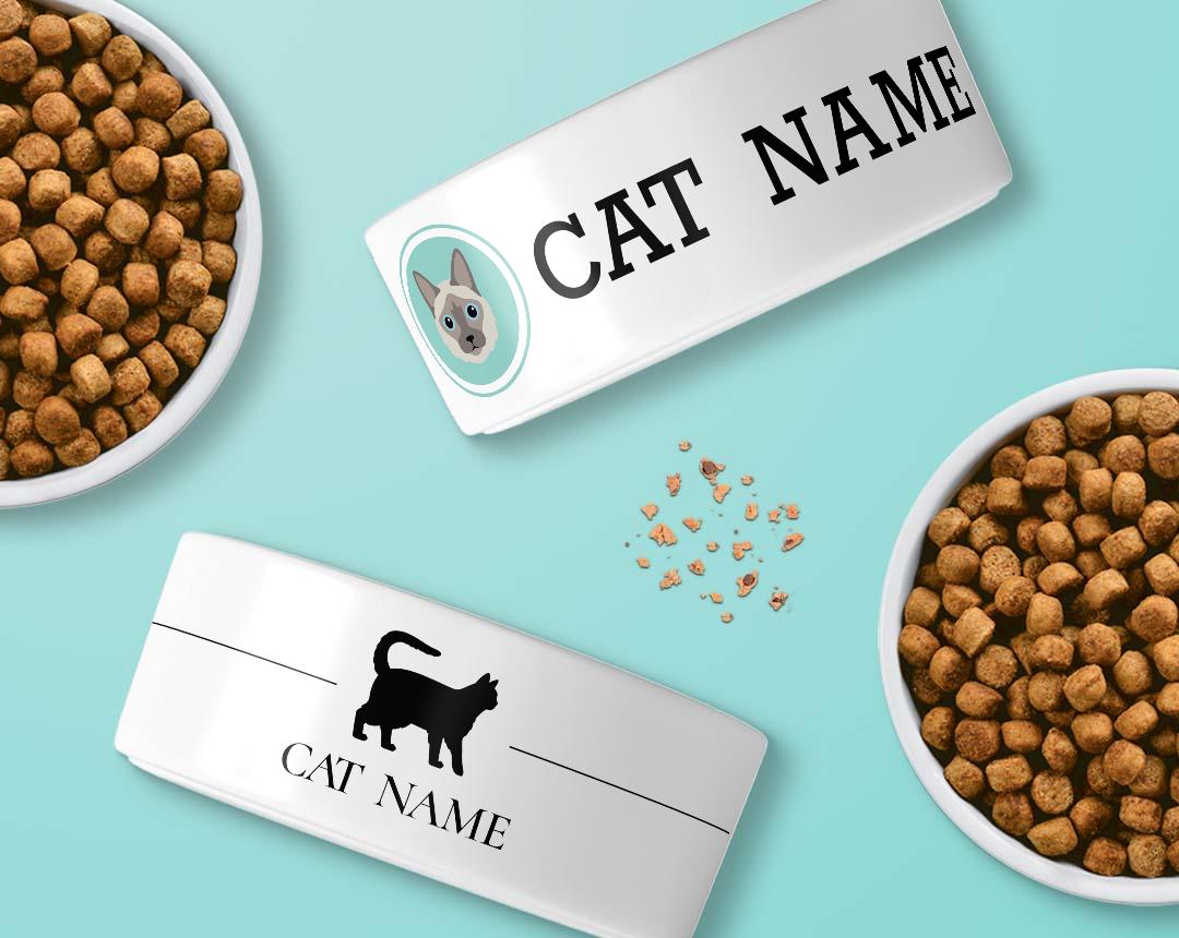 Personalized Cat Bowls