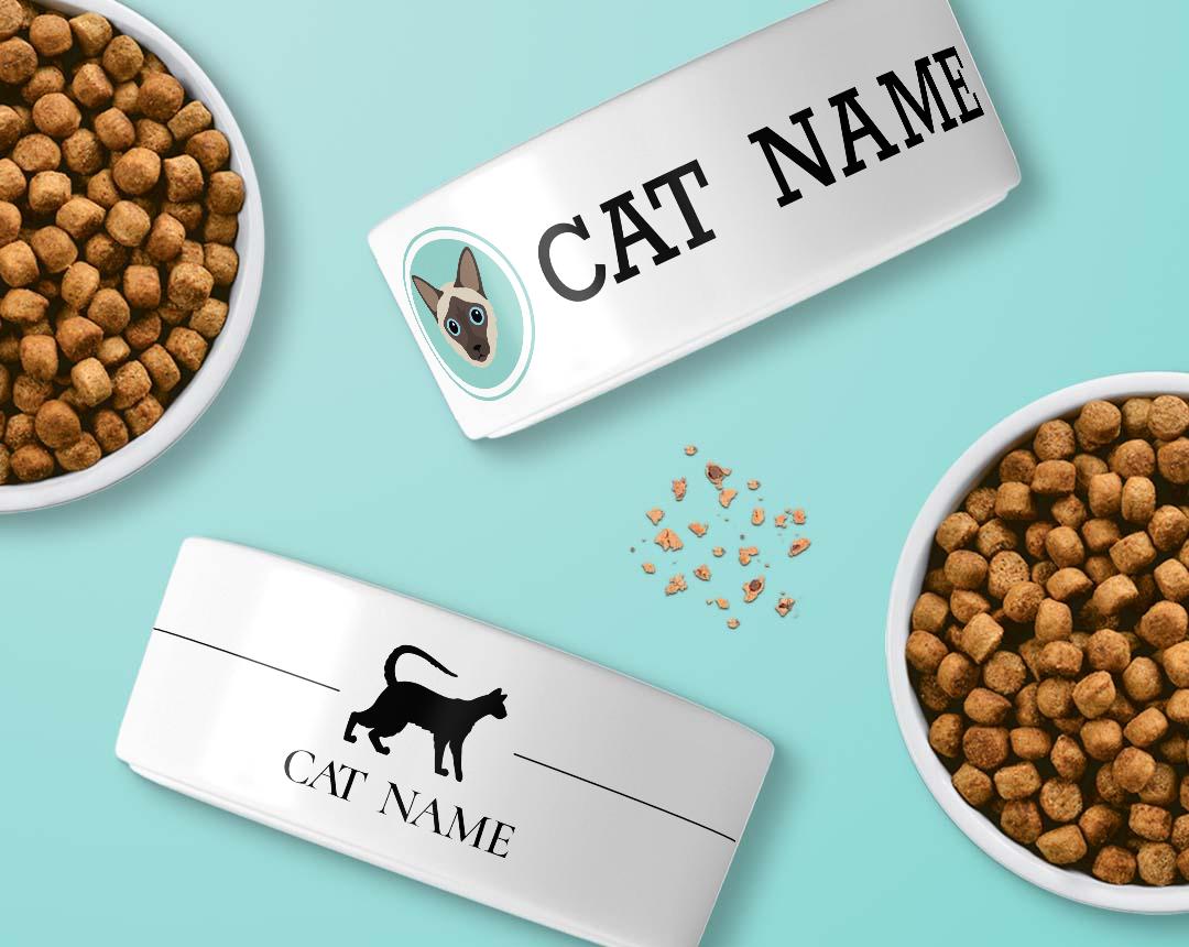 Personalized Cat Bowls