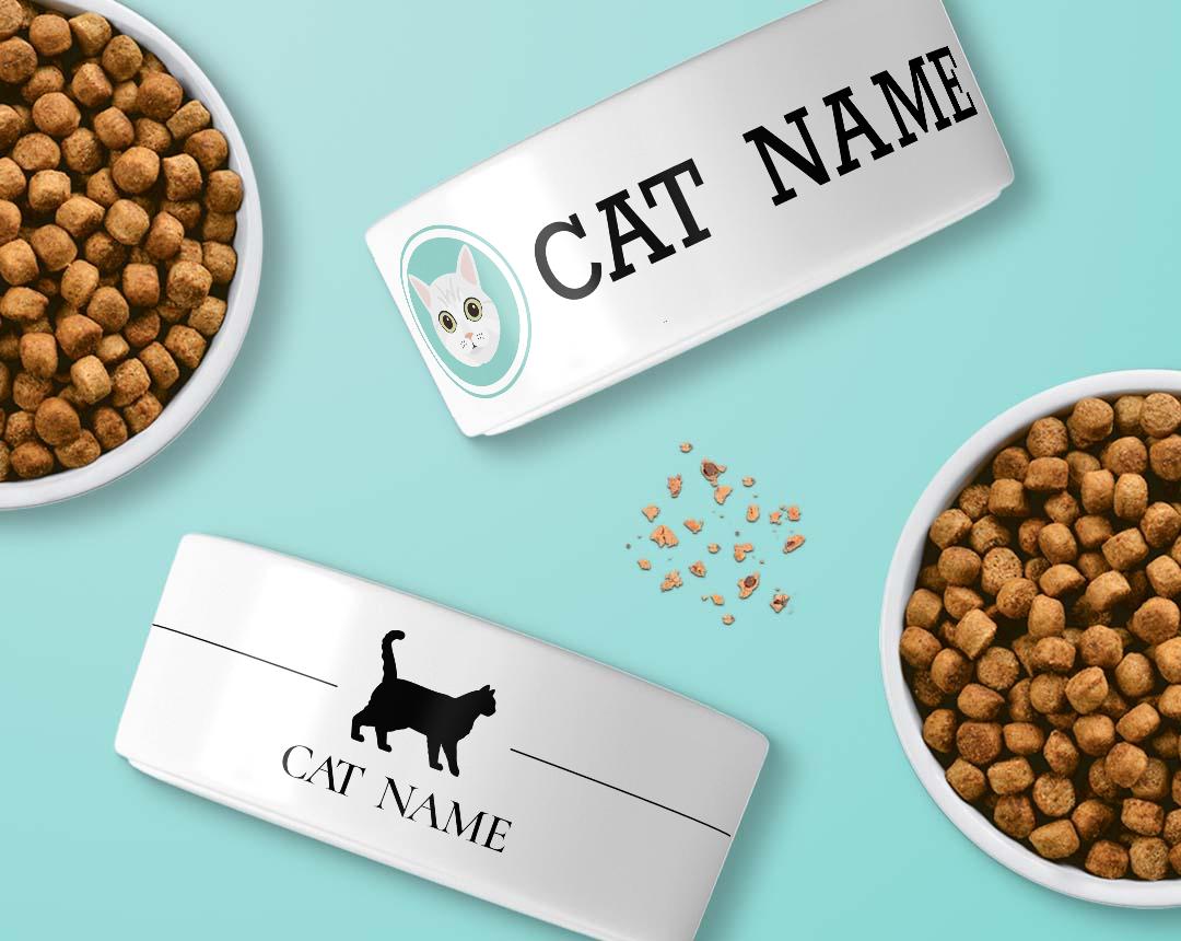 Personalized Cat Bowls