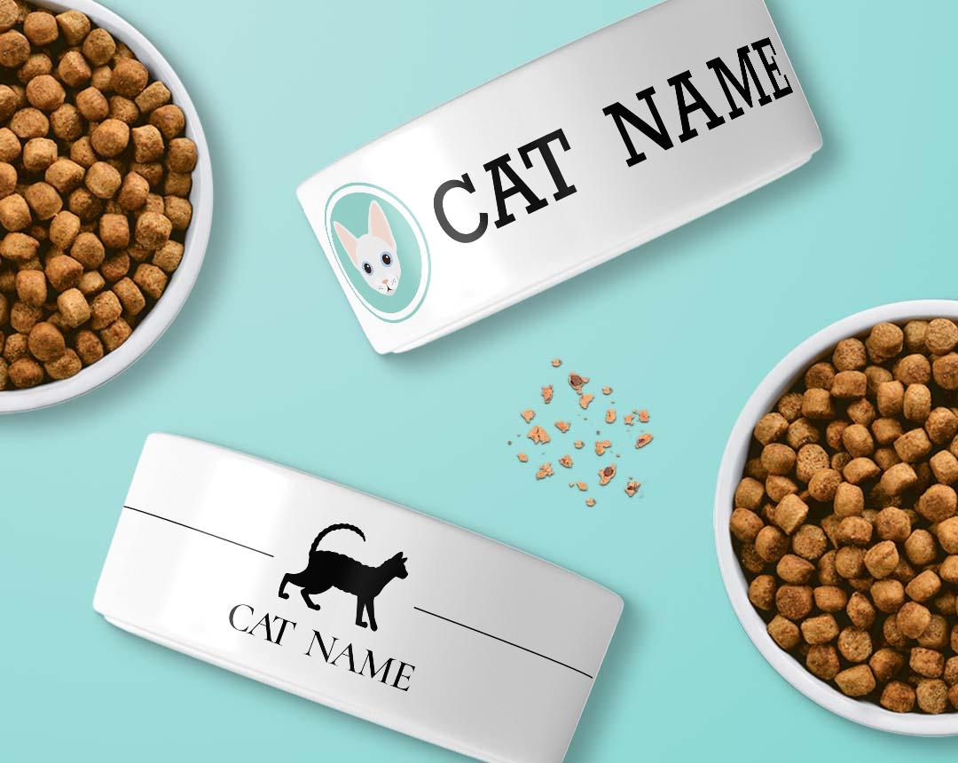 Personalized Cat Bowls