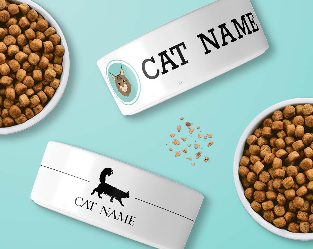 Personalized Cat Bowls