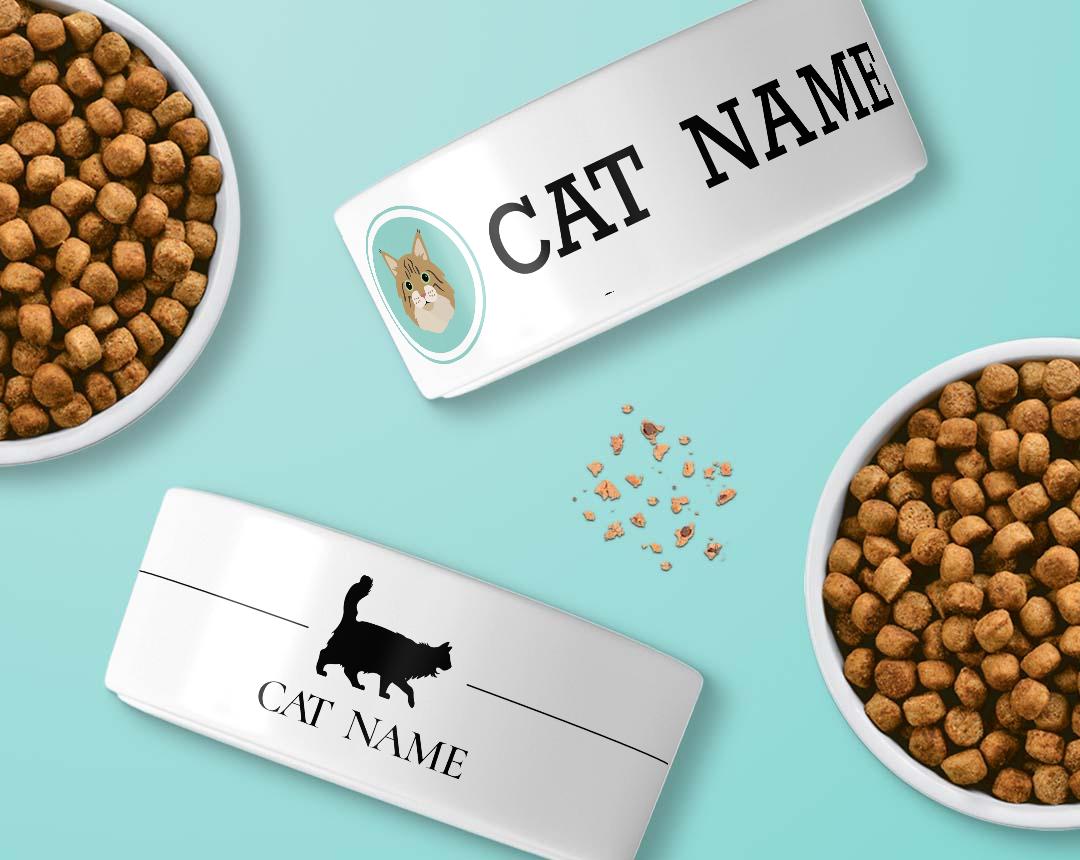 Personalized Cat Bowls