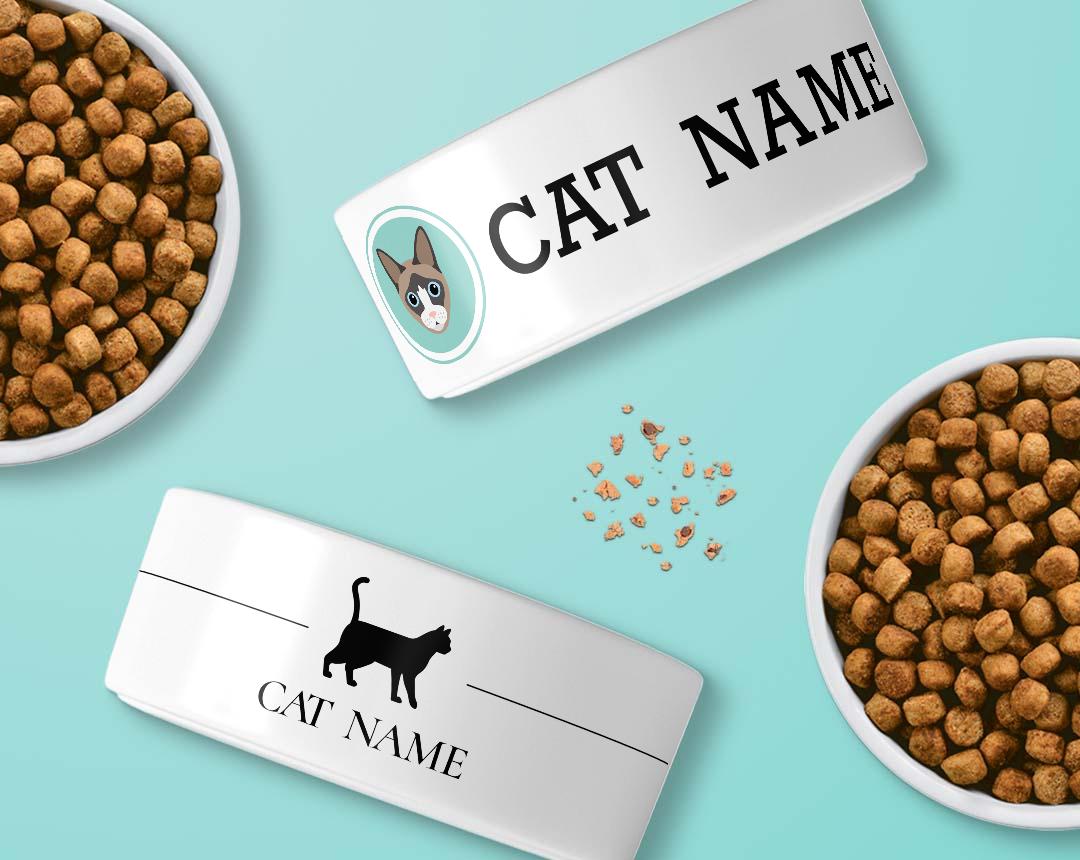 Personalized Cat Bowls