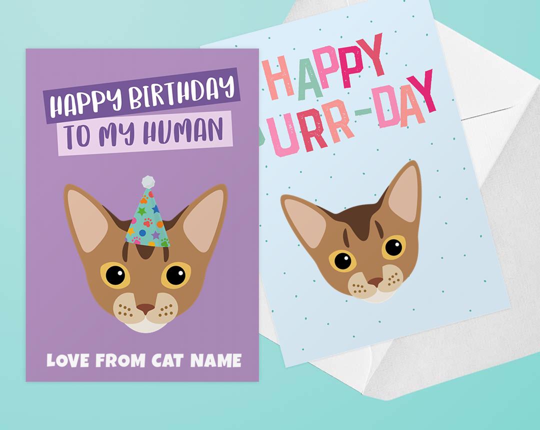 Personalized Cat Cards