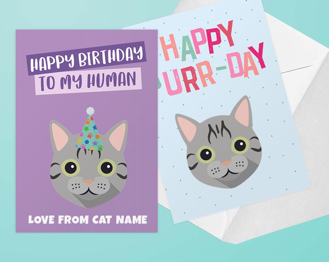 Personalized Cat Cards