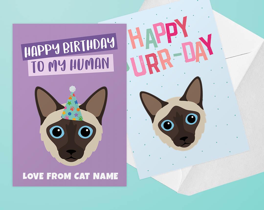 Personalized Cat Cards