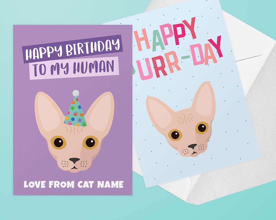 Personalized Cat Cards