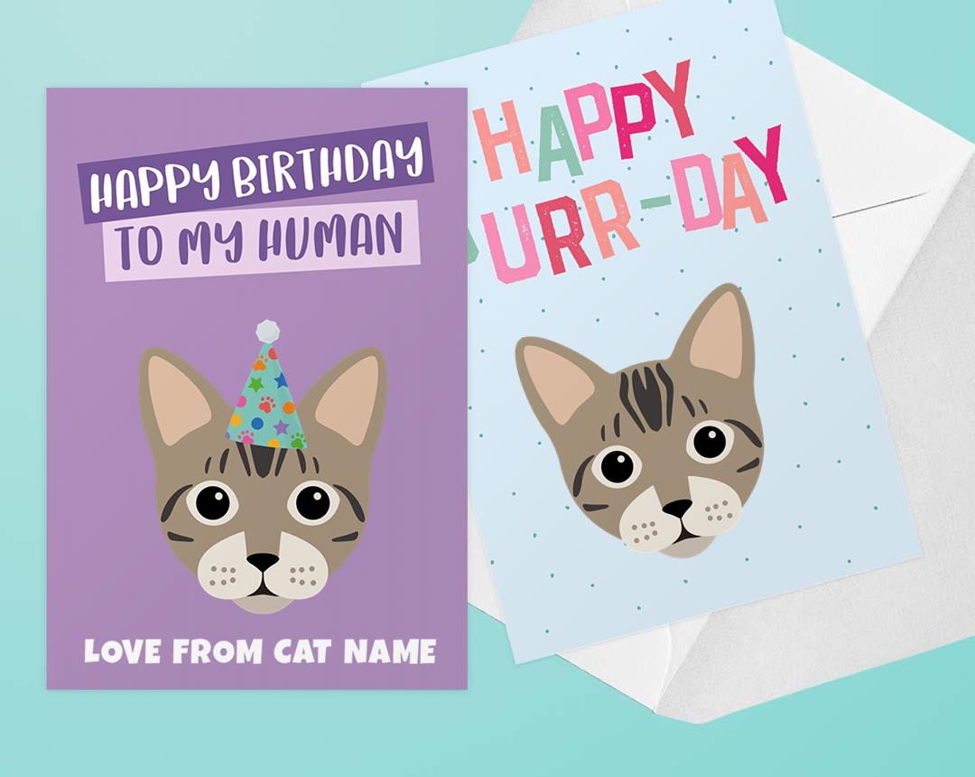 Personalized Cat Cards
