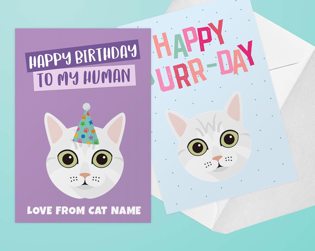 Personalized Cat Cards