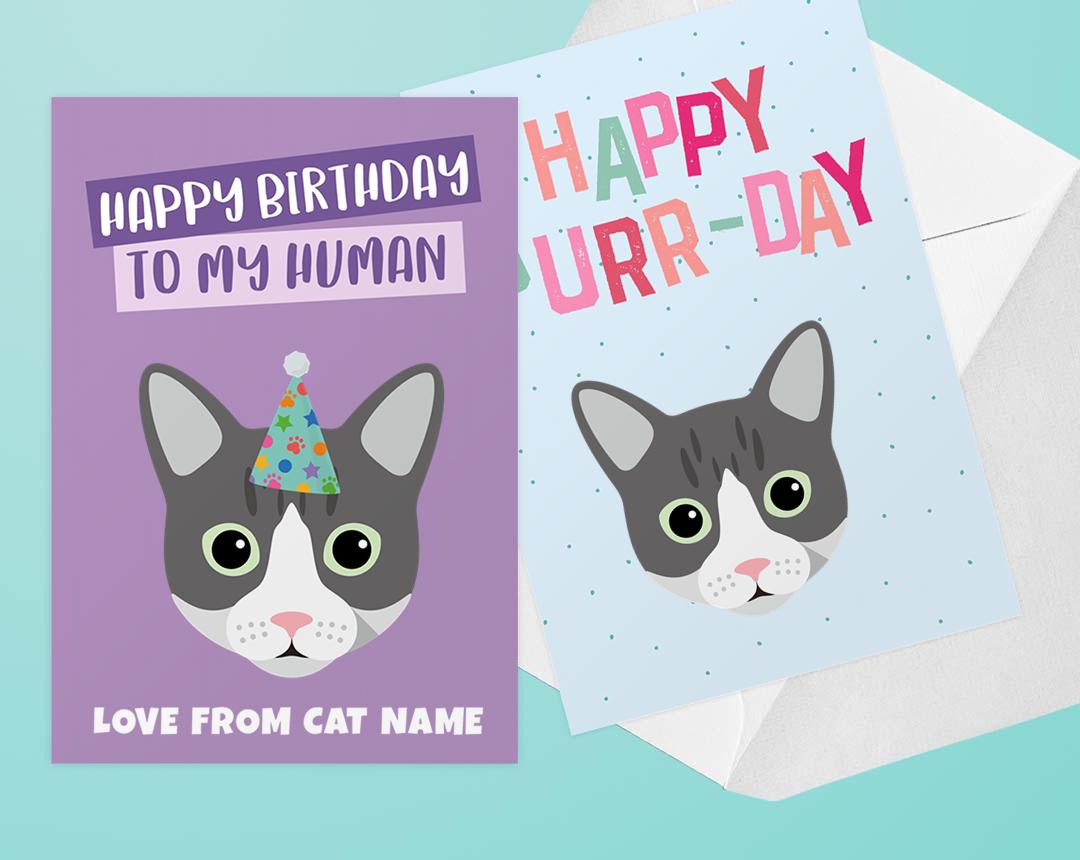 Personalized Cat Cards