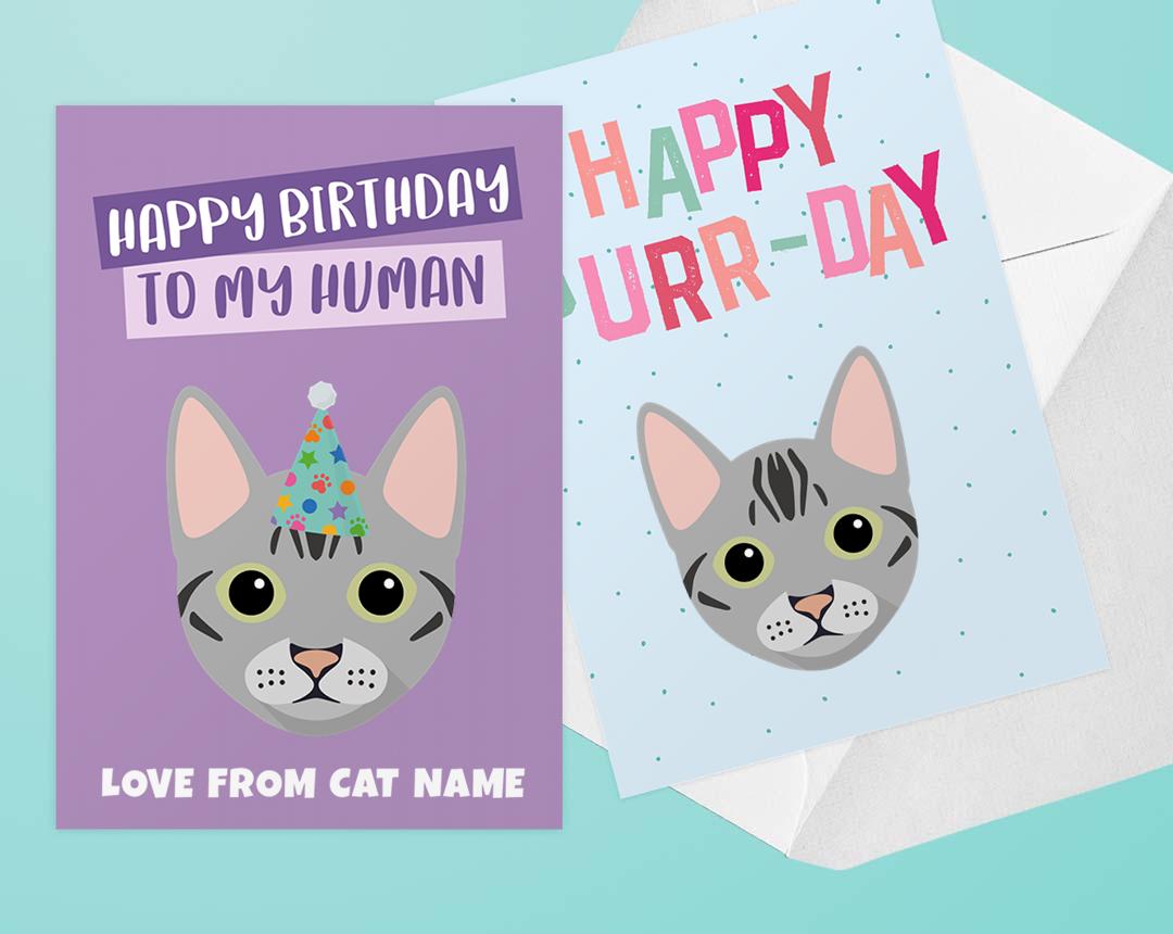 Personalized Cat Cards