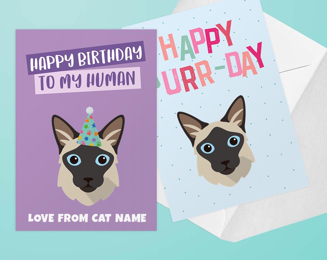 Personalized Cat Cards